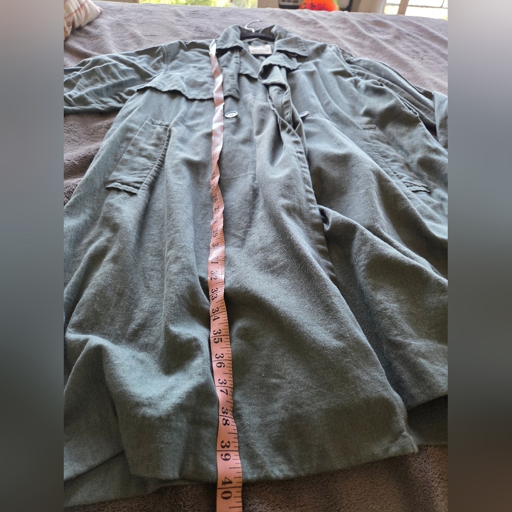 Madewell | Textural Trench Coat, Large - Picture 10 of 14